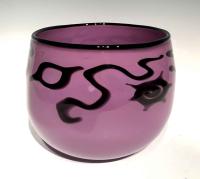 Rune Bowl by AlBo Glass
