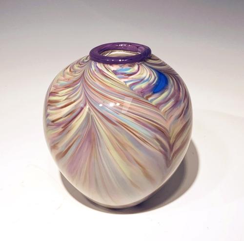 Whimsey Vase by AlBo Glass