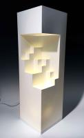 Block Paper Lamp by Jan Joosten