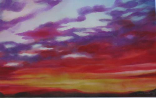 Beginning Sunset by Diane Lawrence