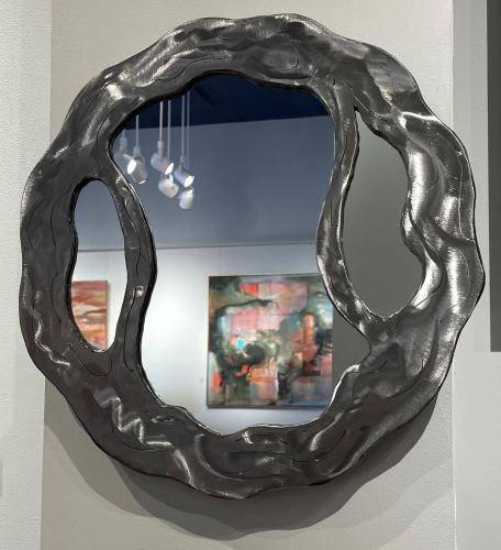 Circular Mirror by Dick Bixler