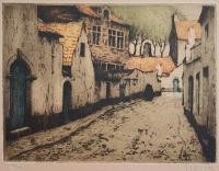 Celos, Julien: Village Street by Estate Artwork