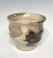 Shadowy Shino Tea Bowl by Linda Ganstrom