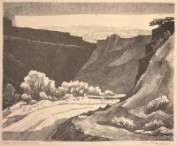 Dickerson, William: Road to the Canyon by Estate Artwork