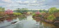 Spring on the Smoky Hill River by Cally Krallman