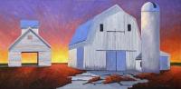 Two Barns by Bruce Ediger