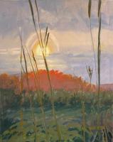 Through the Grasses: Sunrise #2 by Diana Werts