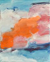 Orange Cloud #3 by Charlotte Nickel