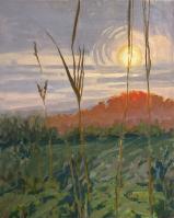 Through the Grasses: Sunrise #1 by Diana Werts