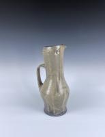 White Pitcher with Low Handle by Josh Goering