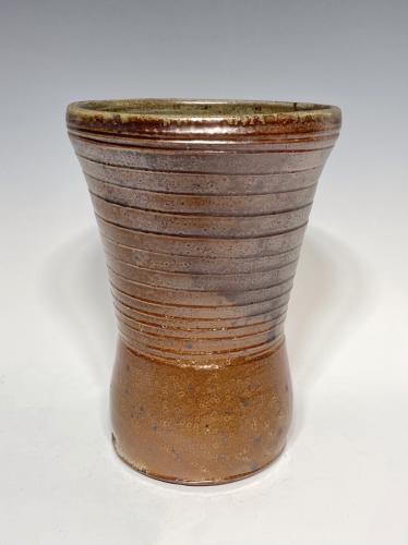 Banded Shino Vase by Linda Ganstrom