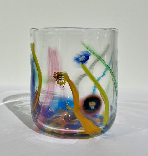 Circus Whiskey Glass by AlBo Glass