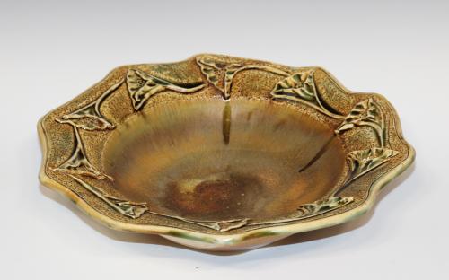 Art Nouveau Style Embellished Bowl by Phyll Klima