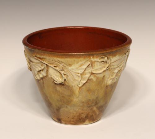 Art Nouveau Style Hand Embellished Bowl by Phyll Klima