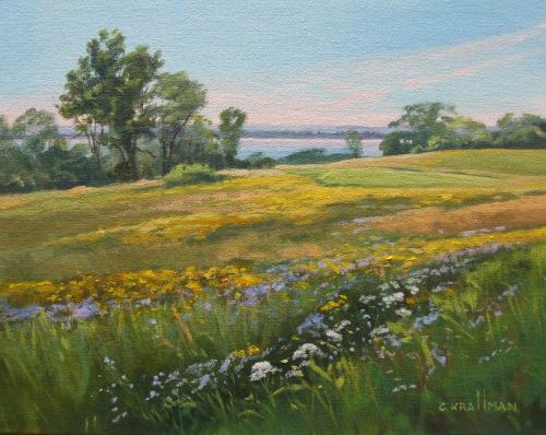 Summer Blooms by the Lake by Cally Krallman