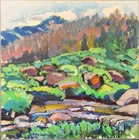 La Poudre Creek Below Long Draw Reservoir #1 by Annie Helmericks-Louder