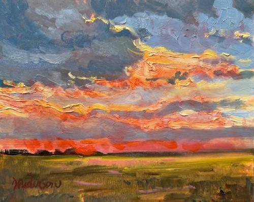 Another Kansas Sunset by Doloris Pederson
