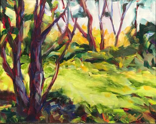 Spring Trees by Carol McCall