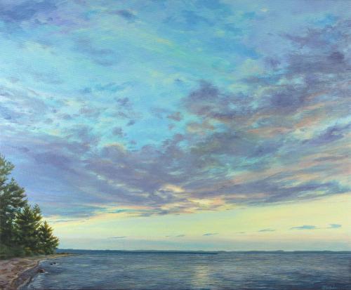 Tranquility on Grand Traverse Bay by Sue Godwin
