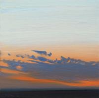 Upland Sunset Sketch by Lisa Grossman