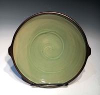 Green and Black Platter by Chris Arensdorf