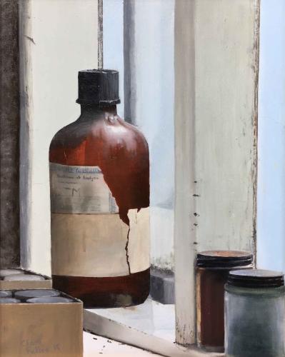 Homage to AW - Bottle by Clare Fallon