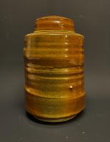Brown Jar with Kansas River Sand I by Larry Peters