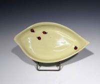 Ladybug Leaf Plates by Anne Egitto