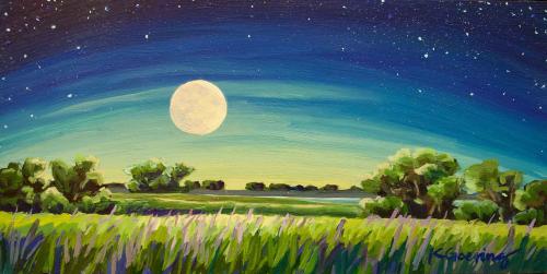 Midsummer Moonrise by Kristin Goering