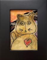 Cat with Heart by Shawn Delker
