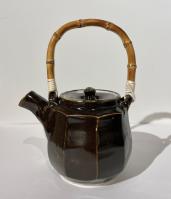 Dark Brown Teapot by Greg Fallon