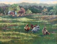 Darlene's Chickens by Chris Willey