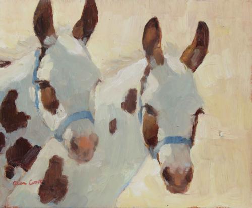 Spotted Donkeys by Jean Cook