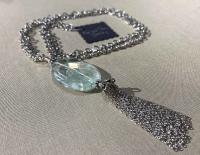 Clear Quartz Necklace - MT 457 by Artisan Jewelry