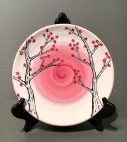 Cherry Blossom Plate by Anne Egitto